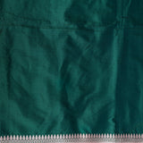 Bottle Green Banarasi Silk Saree With Silver Zari Floral Weave And Paisley Pallu