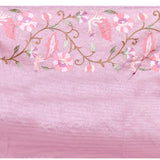 Soft Purple Tissue Silk Embroidered Saree