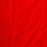 Red Banarasi Silk Saree With Silver Zari Paisley Butti