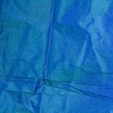 Peacock Teal Banarasi Silk Saree With Gold Zari Floral Jaal And Dense Lattice Pallu