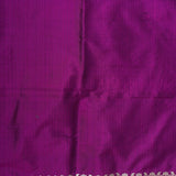 Magenta Purple Banarasi Silk Saree With Silver Zari Floral Vine Weave
