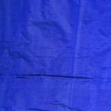 Royal Blue Banarasi Silk Saree With Silver Zari Booti And Temple Border