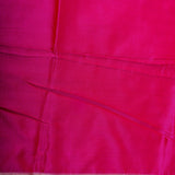 Coral Pink Banarasi Silk Saree With Silver Zari Floral Jaal Weave