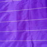 Purple Banarasi Silk Saree With Gold Zari Floral Booti And Geometric Pallu