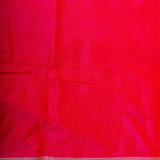 Rani Pink Banarasi Silk Saree With Silver Zari Floral Weave And Paisley Pallu