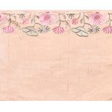 Pale Cream Embroidered Tussar Silk Saree