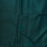 Bottle Green Banarasi Silk Saree With Silver Zari Floral Jaal Weave
