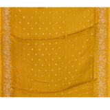 Golden Yellow Buttis Woven Banarasi Silk Saree