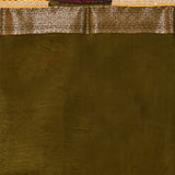 Turmeric Yellow Floral Jaal Banarasi Silk Saree