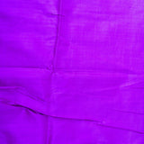Violet Banarasi Silk Saree With Gold Zari Floral Vine Weave
