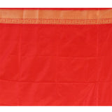 Crimson Floral Banarasi Silk Saree