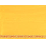 Golden Yellow Floral Meenakari Banarasi Silk Saree