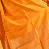 Mustard Yellow Banarasi Silk Saree