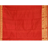 Brick Red Traditional Pathani Silk Saree