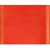 Vermilion Red Plain Saree With Highlighted Border In Banarasi Silk Saree