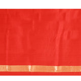 Red Deer Butti Banasari Silk Saree
