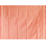 Blush Pink With Glod Zari Floral Butti In Banarasi Silk Saree