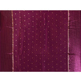 Plum Purple Woven Patola Silk Saree