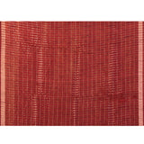 Brick Red Floral Silk Blend Saree