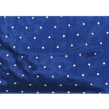 Royal Blue Butti Embroidered Silk Saree