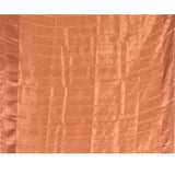 Dusty Rose With Gold Butti And Zari Border Banarasi Silk Saree