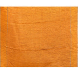 Golden Yellow Embroidered Silk Blend Saree