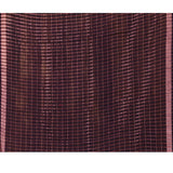 Dark Violet Floral Silk Blend Saree