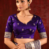 Soft Gold Tissue Embroidered Saree