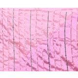 Carnation Pink Floral Silk Saree