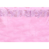 Lavender Floral Embroidered Satin Silk Saree