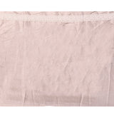 Grey Floral Embroidered Silk Blend Saree