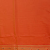 Marigold Yellow Gold Zari Floral Butti Pure Silk Paithani Saree With Multicolour Lotus Bird Copper Pallu
