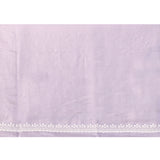 Feather Purple Floral Silk Blend Saree