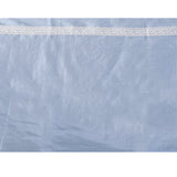Bright Blue Floral Embroidered Silk Blend Saree