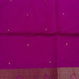 Pink Banarasi Silk Saree With Shikargah Weave Pallu & Gold Zari Border