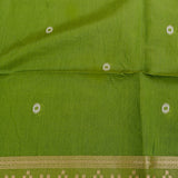 Vibrant Mango Yellow Banarasi Saree With Purple & Pink Meenakari Floral Border