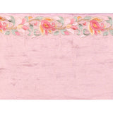 Light Mauve Floral Embroidered Tissue Silk Saree