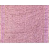 Lavender Purple Embroidered Tussar Saree