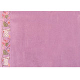 Lavender Purple Floral Tissue Silk Saree