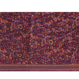 Royal Purple With Multicolour Floral And Birds Woven Pallu Kani Silk Saree
