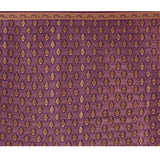 Royal Purple Kani Silk Saree With Floral Paisley Weave