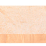 Creamish Beige Embroidered Tussar Saree