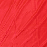 Red Banarasi Silk Saree With Gold Zari Shikargah Jaal Weave And Floral Peacock Motifs