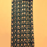Dark Green Banarasi Silk Saree With Gold Zari Floral Jaal And Lotus Motif Pallu