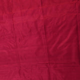 Maroon Banarasi Silk Saree With Gold Zari Floral Jaal And Grand Paisley Pallu