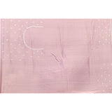 Mauve Pink Hand Embroidered Saree With Pearl Diamond Trellis Border