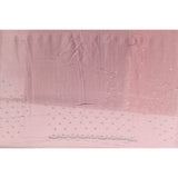 Mauve Hand Embroidered Saree With Silver Beadwork Scalloped Border