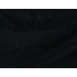 Deep Green Embroidered Satin Silk Saree
