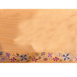 Golden Floral Tissue Silk Saree