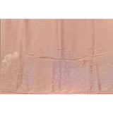 Dusty Rose Satin Hand Embroidered Stone Work Saree With Scalloped Border